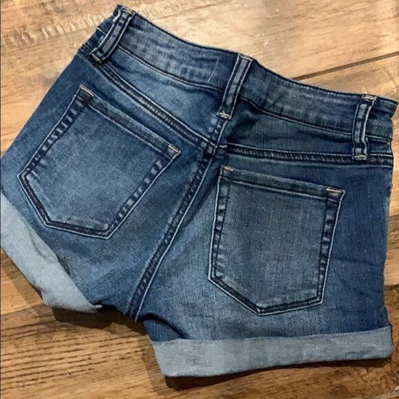 🌟 PacSun High Rise Super Stretch Shortie Shorts - Size 22 - Picture 2 of 4